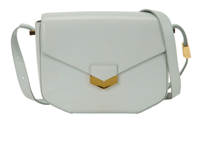 The London, &pound;160, Handbags, Blue, Leather, Front view